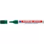 Marcador permanente Edding 3000 verde 10 unid.