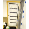 Porta de proteção contra poeira para renovação, cortina de poeira 220X110 porta