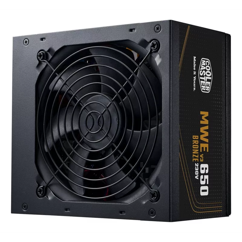 Cooler Master MWE Bronze 650 V3 230V Fonte de alimentação para computador 650 W 24-pin ATX ATX Preto
