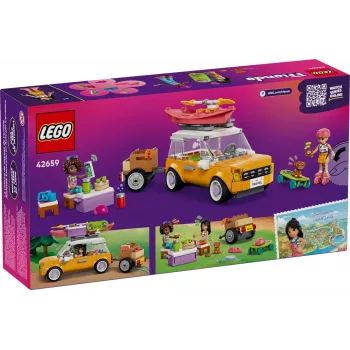 Brinquedo de construção LEGO Friends conjunto de brincar 42659 Viagem de aventura com amigos, 220 peças, 2 minifiguras, a partir dos 6 anos