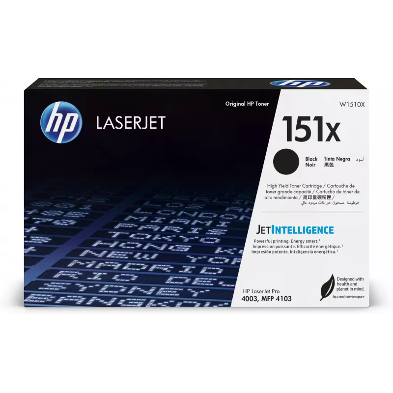 Consumível de impressora HP W1510X preto
