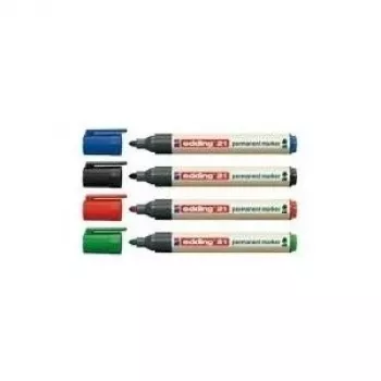 Marcador permanente Edding EcoLine 21 verde 10 unid.