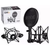Suporte antivibração RODE SM6 com filtro pop, preto