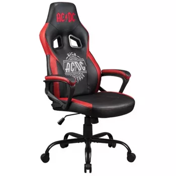 Cadeira gaming universal Subsonic SA5642-A1 assento almofadado preto vermelho branco