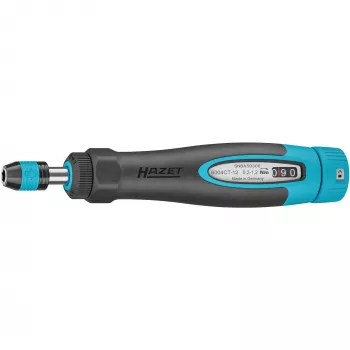Chave de fendas dinamométrica 6004CT-12 (preto/azul, 0,2 - 1,2 Nm, porta-pontas de 1/4, cabo redondo)