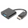 Cabo adaptador DisplayPort Assmann, DP - HD15 M/F, 0,15 m, com bloqueio, compatível com DP 1.1, UL, azul, sem blindagem, 32AWG (AK-340410-001-S)