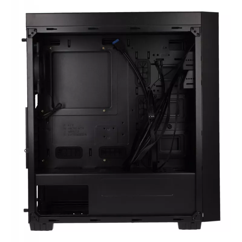 Caixa de computador Gembird Fornax K500 ATX, Midi-Tower, Preta