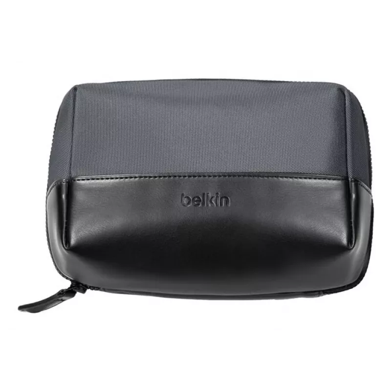 Organizador de viagem Belkin MMA013HQBK design compacto material resistente, bolsa de transporte para cabos e acessórios