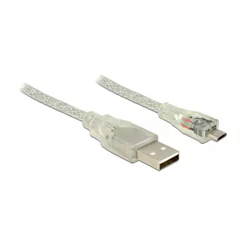 Cabo USB DeLOCK 0,5 m USB2.0-A/USB2.0 Micro-B