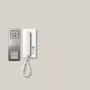 Siedle SET CA 812-1 E/W. Tecnologia de transmissão: com fios. Cor do produto: aço inoxidável, branco, colocação: parede (210008738-00)