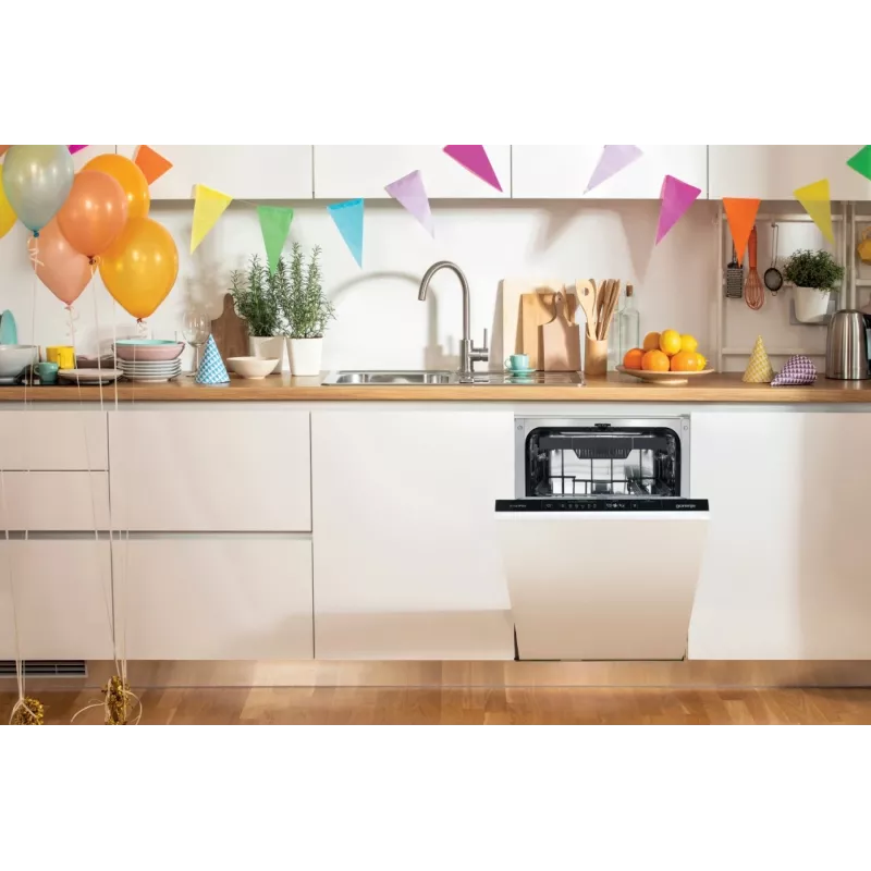 Máquina de lavar loiça Gorenje GV563E11 totalmente integrada 10 conjuntos de louça E