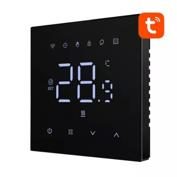 Termostato inteligente Avatto WT410-16A-B WLAN 3A, controlo WLAN, corrente máx. 3 A