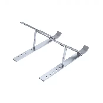 Suporte para portátil UNITEK OT155SL prateado alumínio 13-41° inclinável