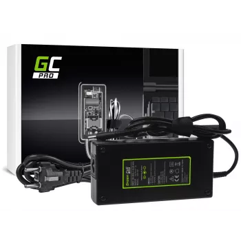 Fonte de alimentação Green Cell AD111P 150W 19.5V 7.7A fonte de alimentação universal para portátil preto