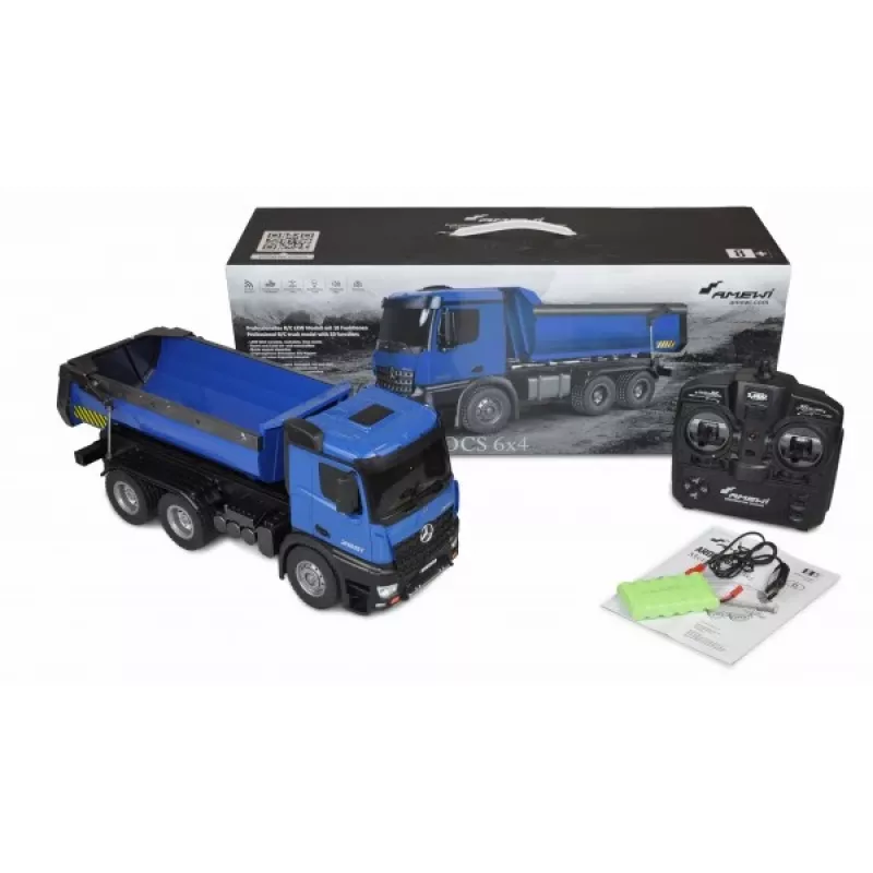 Dump truck Amewi Mercedes Arocs 1:14 motor elétrico 400 mAh