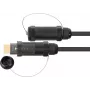 AOC híbrido High-Speed HDMI 2.0b, reforçado com aço, 4K @60Hz, 18 GBit/s, preto, 70m, Série PYTHON (AOC-HP2070)