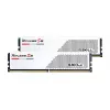 DIMM 32 GB DDR5-5600 (2x 16 GB) Dual-Kit, memória branca, F5-5600J4040C16GX2-RS5W, Ripjaws S5, INTEL XMP