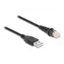 Cabo para leitor de códigos de barras DeLOCK RJ50 para USB 2.0 Type-A 2 m