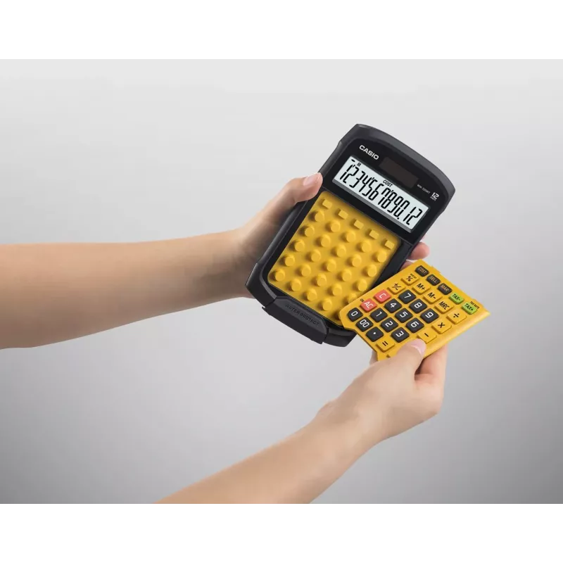 CASIO CALCULATOR OFFICE WATERPROOF WM-320MT-S, ecrã de 12 dígitos. Teclado removível, 108,5 x 168,5, grau de resistência à água e sujidade: IP54