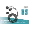 Cabo de carregamento EV Digitus 7,5 m Type 2 para Type 2 32 A 240 V