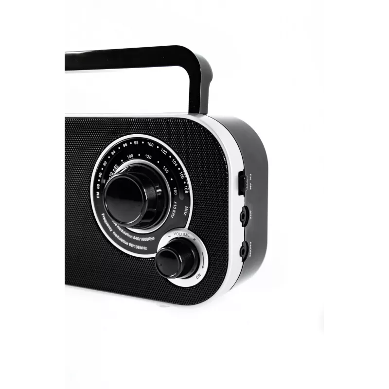 Camry CR 1140b rádio portátil, AM/FM, analógico, preto/cinzento