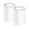 Cudy M1300 Pack de 3 Sistema Mesh Wi-Fi Dualband (2,4 GHz / 5 GHz) Wi-Fi 5 (802.11ac) Branco 1 Interno