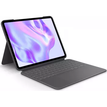 Teclado Logitech Combo Touch QWERTZ alemão Smart Connector grafite
