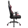 Cadeira de escritório Subsonic SA5609-AC1 assento acolchoado encosto acolchoado preto vermelho