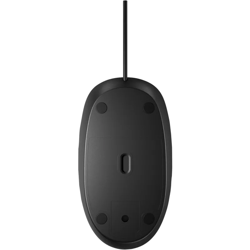 HP 125 Rato com fio, ambidestro, ótico, USB Type-A, preto