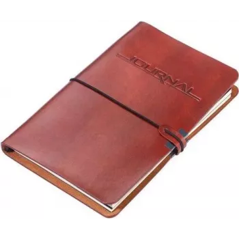 Troika Bullet Journal - Monochrome - castanho - A5 - 72 folhas - papel pontilhado - adultos (BTJ36/BR)