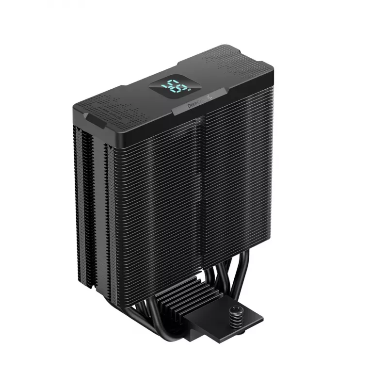 Arrefecedor de CPU DeepCool AG400 Digital BK ARGB 12 cm preto 1 unid.