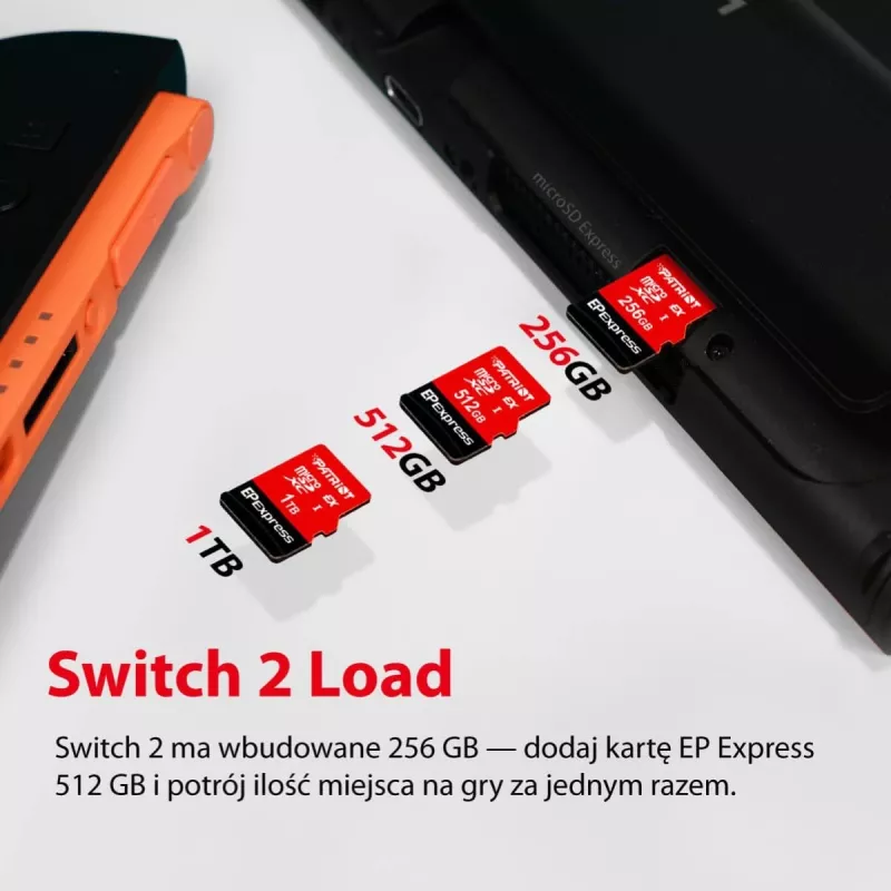 Memória flash Patriot 256 GB UHS-I U3 Class 10 PEF256GEPEXMCX