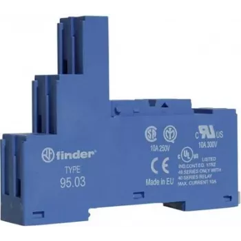FINDER S.p.A. Casquilho roscado azul para relé 40.31.41.31 95.03 (95.03)