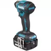 Makita DTD173RTJ aparafusadora de impacto a bateria, 3600 rpm, com baterias, carregador e mala, azul/preto