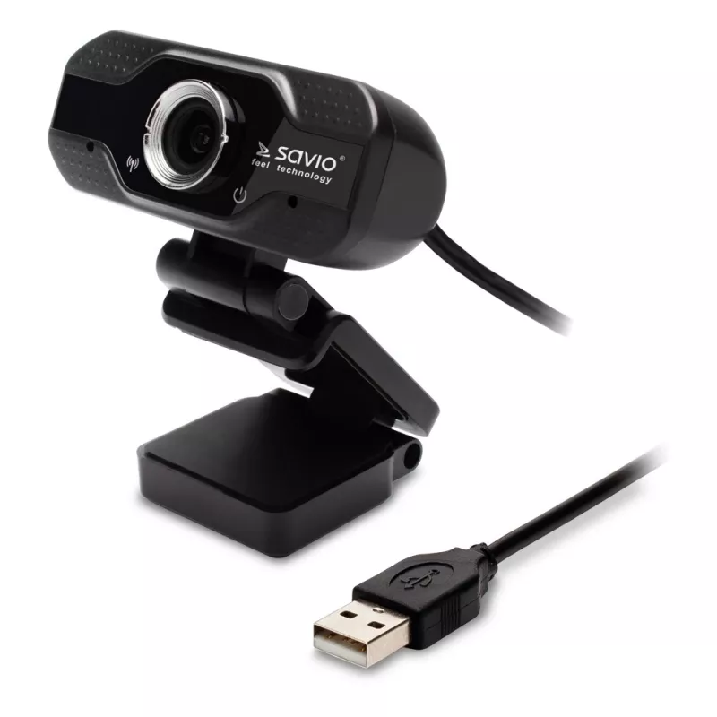 Câmara de internet Savio webcam USB Full HD com microfone incorporado