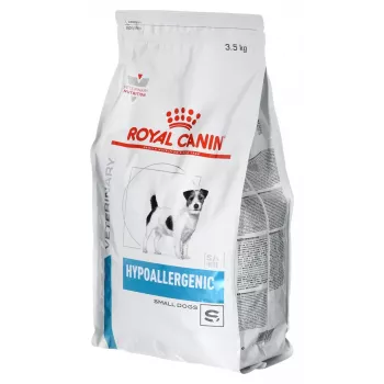 Ração seca para cães Royal Canin Hypoallergenic Small Breed 3,5 kg — cães adultos de raça pequena, proteína 24 %, gordura 16 %