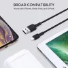 AUKEY CB-AL05 cabo de nylon Lightning para USB-A MFi, 2 m, preto