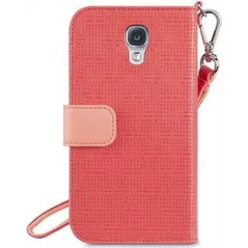 Capa protetora para telemóvel Linksys Belkin Sartorial Wristlet - sorbet - para Samsung GALAXY S4 (F8M561BTC01)