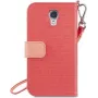 Capa protetora para telemóvel Linksys Belkin Sartorial Wristlet - sorbet - para Samsung GALAXY S4 (F8M561BTC01)
