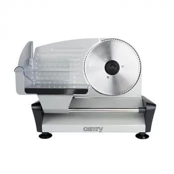 Máquina de cortar fiambre Camry CR 4702 elétrica preto - cinzento - aço inoxidável escovado (CR 4702)