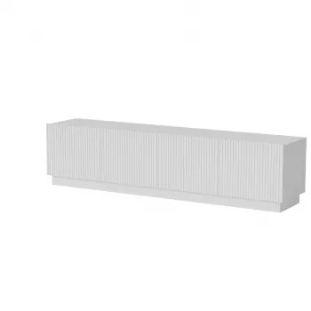 Móvel de TV cama meble LIVERTI 2000x420x480 mm, branco, tampo de aglomerado
