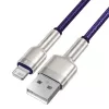 Cabo USB-A para Lightning Baseus 1 m — cabo de dados USB, roxo