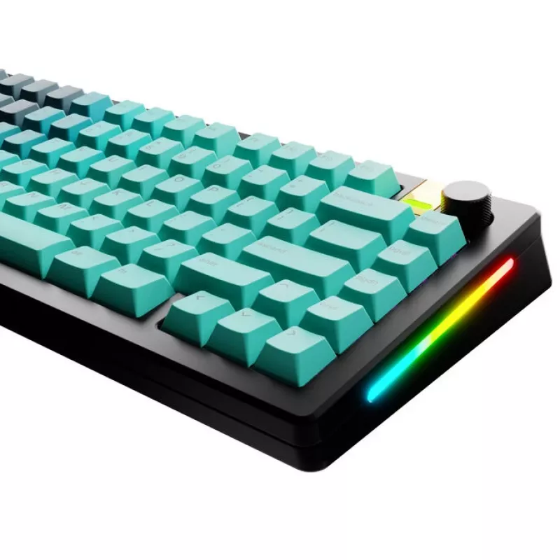 Teclas GLORIOUS GPBT Gradient Rainforest layout ANSI PBT Dye-Sub