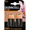 Duracell Plus pilha de 9V (MN1604 / 6LR61), 2 unidades