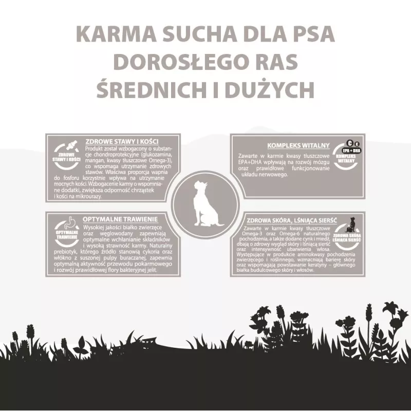 PUPIL Premium Raças médias e grandes Rico em cordeiro e arroz - Alimento seco - 12 kg