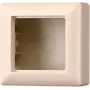 JUNG Ap-Cap com moldura 1 tomada AS581AW AS 500 branco AS581AW (AS581AW)