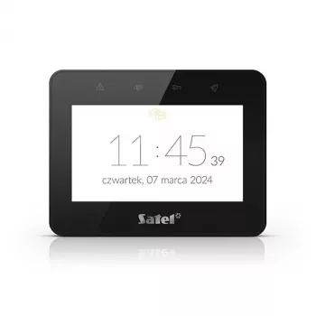 SATEL Painel de controlo tátil 4.3 INT-TSG2R-B preto