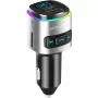 Transmissor FM 4smarts 456201 isqueiro preto prateado AM FM Bluetooth