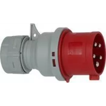 Ficha de força elétrica Brennenstuhl 1081050020 cinzento vermelho 5P 32A 400V