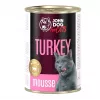 Comida húmida para gatos john dog JD for CATS ADULT TURKEY MOUSSE 400 g — comida húmida, peru, gatos adultos, 400 g
